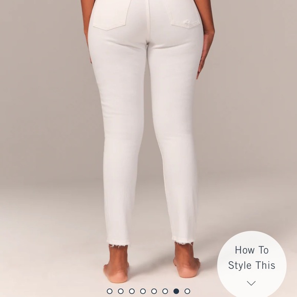 Never worn with tags : Abercrombie curve love skinny jeans. - Picture 3 of 11